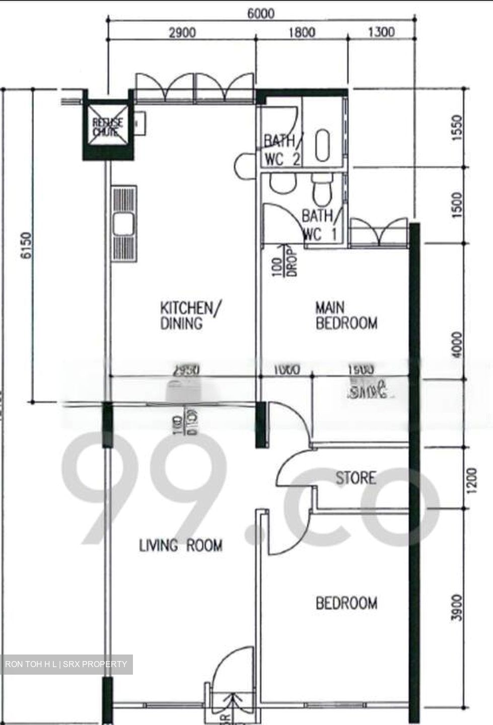 Blk 304 Clementi Avenue 4 (Clementi), HDB 3 Rooms #433775811